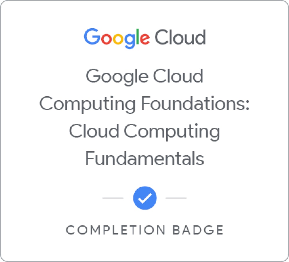 Google Cloud Computing Foundations: Cloud Computing Fundamentals