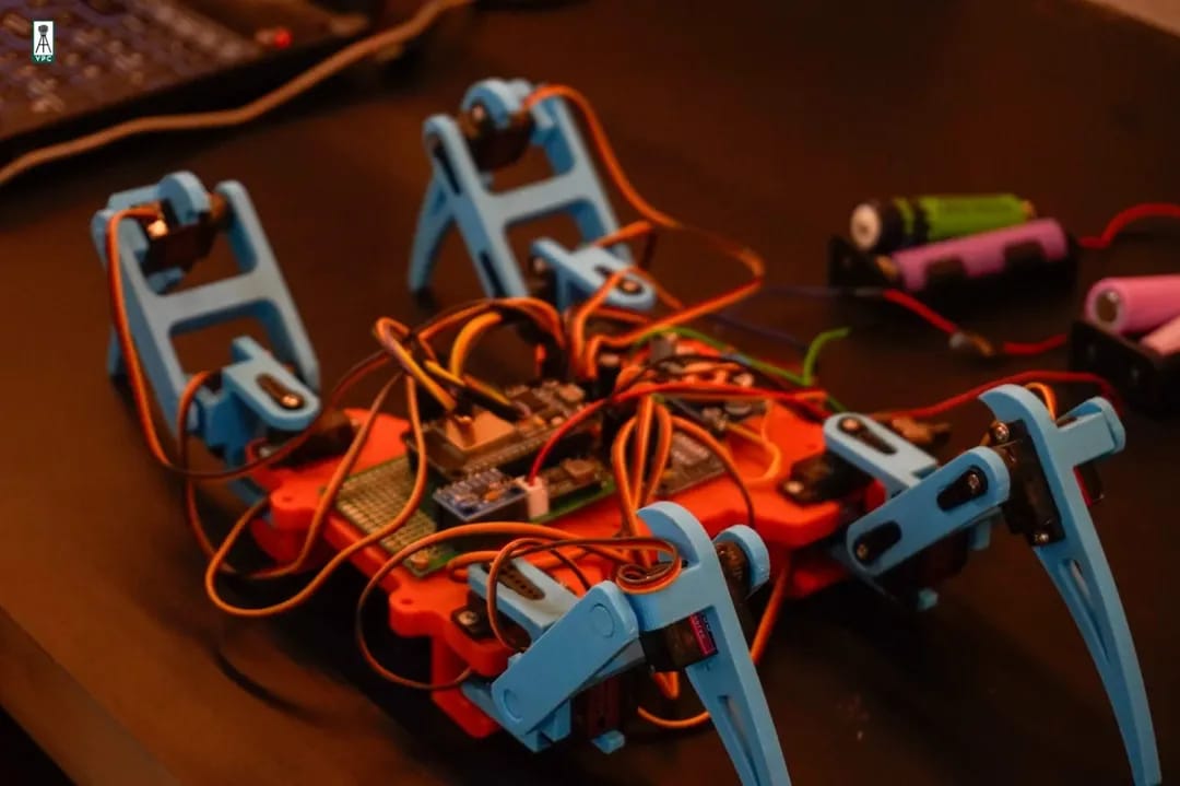 12-DOF Quadruped 'Spidy' Robot (image 1 of 7)